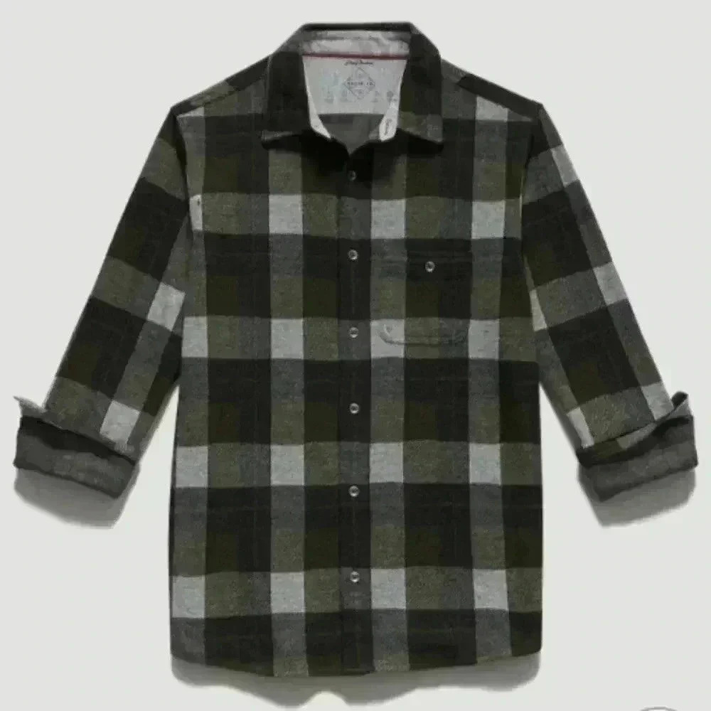 Madeflex Stitch Fix Flag&Anthem Berks Long Sleeve Performance Flannel Knit Shirt